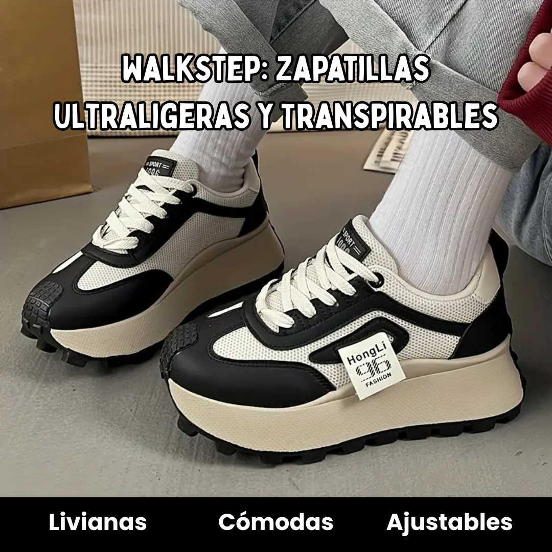 WalkStep: Zapatillas Ultraligeras y Transpirables