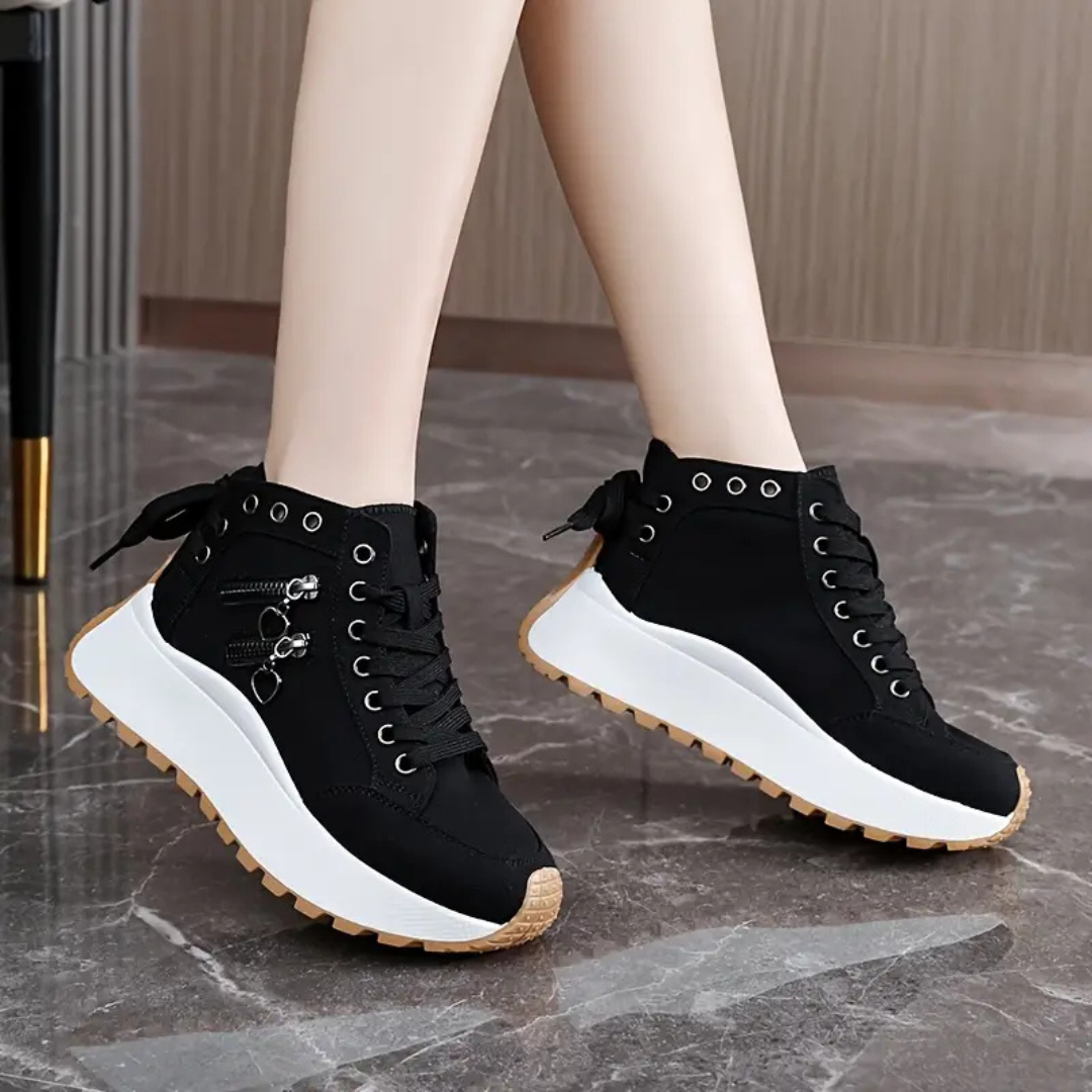 UrbanRise: Zapatillas Altas con Plataforma para Mujer