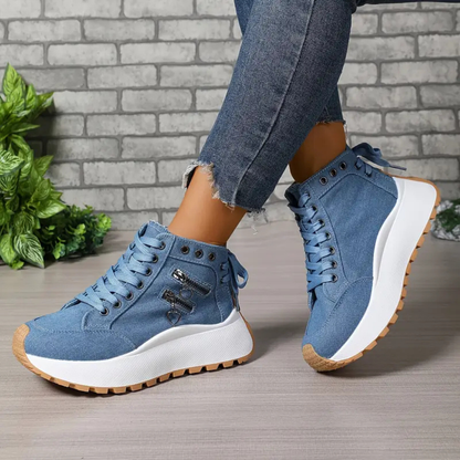 UrbanRise: Zapatillas Altas con Plataforma para Mujer