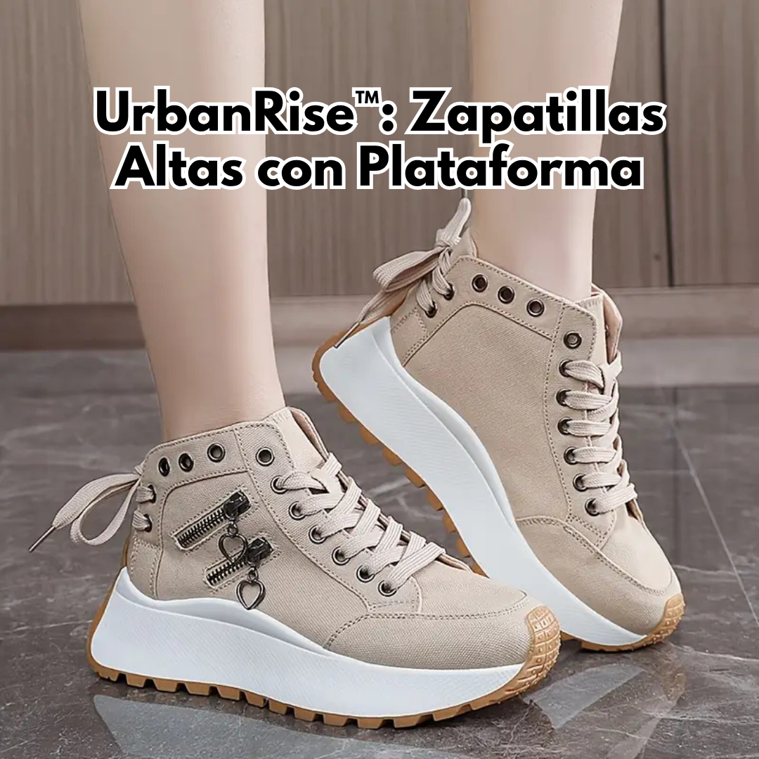 UrbanRise: Zapatillas Altas con Plataforma para Mujer