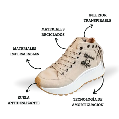 UrbanRise: Zapatillas Altas con Plataforma para Mujer