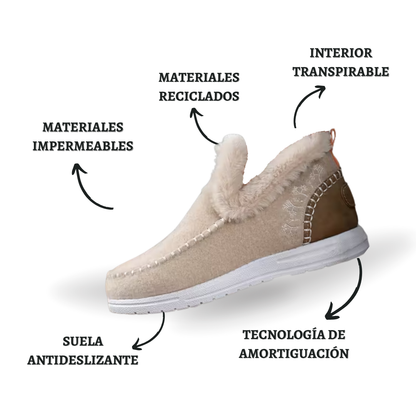 CozyStep: Botines Aterciopelados de Invierno para Mujer