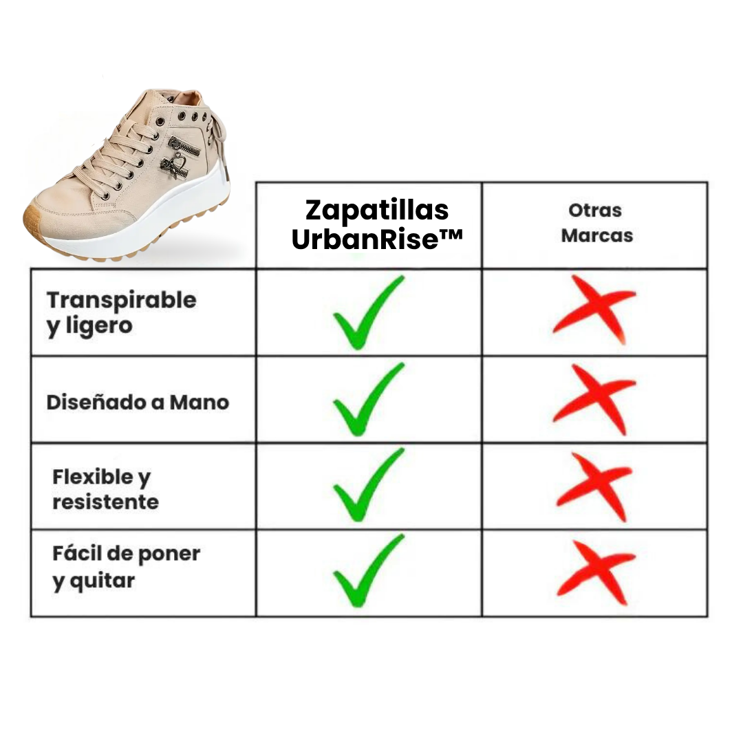 UrbanRise: Zapatillas Altas con Plataforma para Mujer