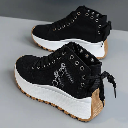UrbanRise: Zapatillas Altas con Plataforma para Mujer