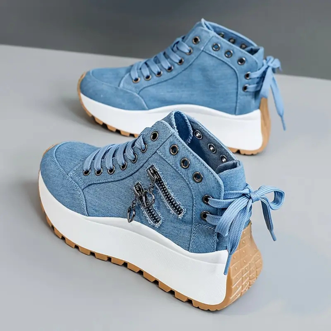 UrbanRise: Zapatillas Altas con Plataforma para Mujer