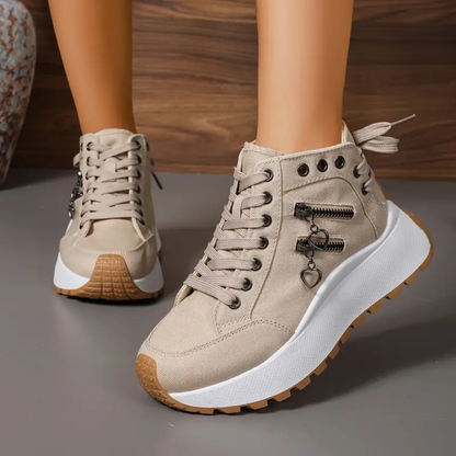 UrbanRise: Zapatillas Altas con Plataforma para Mujer